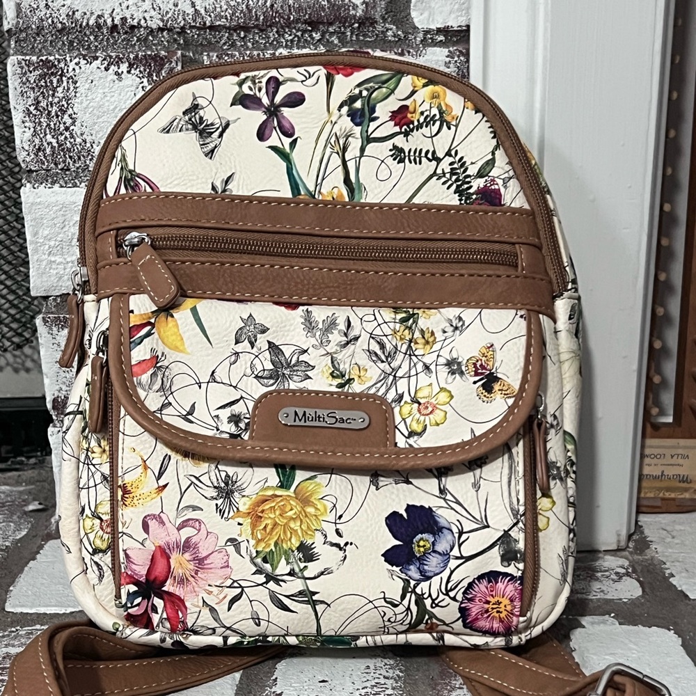 MultiSac Women's Adele Backpack, Vienna Floral
